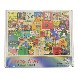 Story Time 1000 Piece Jigsaw Puzzle 27.6" x 19.7" Childrens Books NEW Sealed